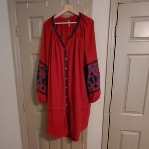 Oversized boho dress